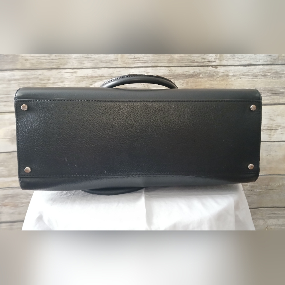 Kate Spade Black Leather Tote Bag - Picture 12 of 16